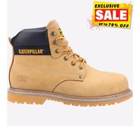 Caterpillar Powerplant S3 Gyw Hombre Seguridad Trabajo Protector Botas Marrón