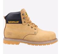 Caterpillar Zapatos Altos de Seguridad S3 POWE, Multiblanco brillante, 40 EU