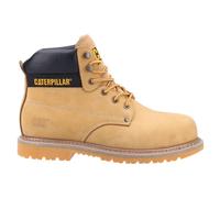 Caterpillar Zapatos Altos de Seguridad S3 POWE, Multiblanco brillante, 40 EU