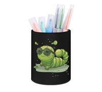 Caterpillar - Soporte para bolígrafos de insectos, gafas, para escritorio, bonito soporte para lápices y brochas de maquillaje para el trabajo y la oficina