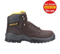 Caterpillar Striver S3 Hombre con Cordones Cuero Ropa de Protección Botas Marrón