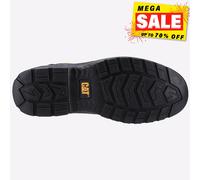 Caterpillar Striver S3 Hombre Bajo Cuero Seguridad Ropa de Trabajo Zapatos Negro