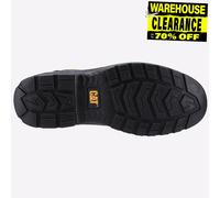 Caterpillar Striver S3 Hombre Bajo Cuero Seguridad Ropa de Trabajo Zapatos Negro