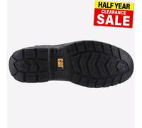 Caterpillar Striver S3 Hombre Bajo Cuero Seguridad Ropa de Trabajo Zapatos Negro