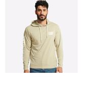 Caterpillar Sudadera Para Hombre Casual De Manga Larga Color Beige