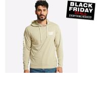 Caterpillar Sudadera Para Hombre Casual De Manga Larga Color Beige