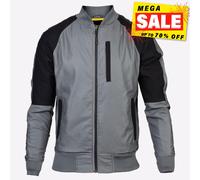 Caterpillar Trades Chaqueta Bomber Ajustada Con Cremallera Para Hombre Gris