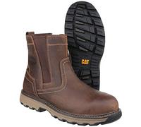 Caterpillar Workwear Pelton - Botines Chelsea adultos unisex, color Marrón, talla 43 EU