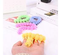 Caterpillars Fidget Sensory Toys Paquete de 8 Fideos de Gusano Elásticos para Alivio del Estrés con Espinas Texturizadas de Goma TPR para Adolescentes Adultos TDAH Autismo (Color Aleatorio)
