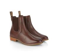 Catesby Zara - Botas Chelsea de piel de primera calidad para mujer, cómodas y ligeras, Brown, 37 EU