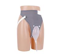 Catéter Externo Para Hombres Botellas De Orina De Silicona Reutilizables Colector De Orina Con 2 Bolsas De Catéter De Orina (Hombres Mayores Gris)
