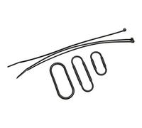CatEye 160 - 3893 Strada Slim Goma Banda y Cremallera para Accesorios - Negro
