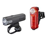 CatEye Black Sync Core and Kinetic - Juego de luces para bicicleta de carretera