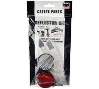 CATEYE Kit-Front, Trasera y Rueda Luces y reflectores, Ciclismo - Negro, no tamaño
