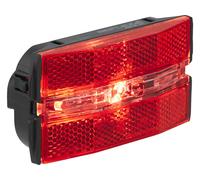 CATEYE Luz trasera Reflex Rack LED con aprobación StVZO negro one_size