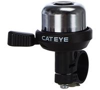 CATEYE Pb-1000 Wind-Bell Timbre para Bicicleta, Unisex, Plateado/Negro, Talla única