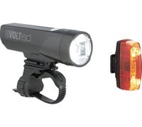 CATEYE Set de iluminación GVolt 60 + Rapid Micro G con aprobación StVZO negro one_size