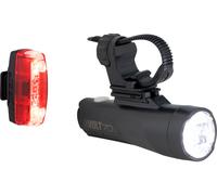 CATEYE Set de iluminación GVolt 70.1 + Rapid Micro G con aprobación StVZO negro one_size