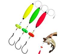 Catfish Rigs For River Fishing - Heavy-Duty Bank and Boat Tackle, Multi-Purpose Catfishing Rig Kit, Portable Saltwater Freshwater Gear, Complete Hook Leader Set | Equipment Anglers Lake Pond Men