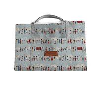 Cath Kidston - Manta de Viaje para Perro, Plegable, Lavable a máquina, con Estampado de Londres y Reverso de Manchas, Tela Transpirable con asa, 100 x 70 cm, Multicolor