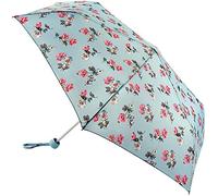 Cath Kidston Minilite - Paraguas plegable con diseño de gatos y flores