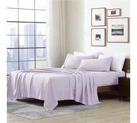 Cathay Home Essentials - Juego de sábanas de Microfibra de Doble Cepillado ultrasuave, hipoalergénicas, Resistentes a Las Arrugas, Color Lavanda, California King