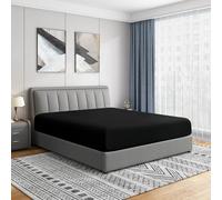 Cathay Home Sábana Bajera de Doble Cepillado ultrasuave, Resistente a Las Arrugas y a la decoloración, con Bolsillo estándar de 14 Pulgadas, Buen Ajuste para colchones de 12 a 16 Pulgadas de Grosor