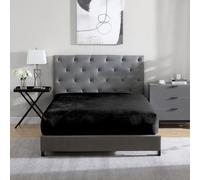 Cathay Home Sábana Bajera de Franela Afelpada tamaño Queen, Felpa ultrasuave y Gruesa, sin Pelusas, Calidez acogedora para Todas Las Estaciones, sábana Bajera de Bolsillo Profundo de 12 Pulgadas