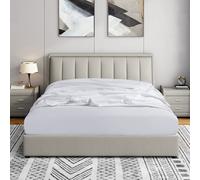 Cathay Home Sheet Full ajustada - Hoja de bolsillo estndar de doble cepillado ultra suave - Wrinkle & Fade Resistente - 14 """" SOLO PODILLO ESTN