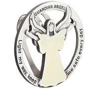 Cathedral Art GVC101 Glow in The Dark Guardian Angel Visor Clip, Light My Way, 1-3/4 Inch
