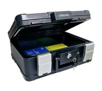 Cathedral - Caja para documentos (ignífuga, impermeable, tamaño A4)