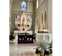 Cathedral of St John the Baptist in Charleston SC: 8.5 x 11 100 lined pages softcover gratitude journal