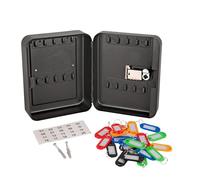 Cathedral Products Armario de Llaves con Cerradura de combinación de Capacidad para 20 Llaves, Seguro y Duradero, Montaje en Pared con llaveros y Etiquetas de Colores