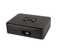 Cathedral Products Caja de dinero de acero de 12 pulgadas con cerradura de combinación, duradera y segura, diseño portátil con bandeja elevable