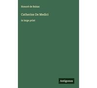 Catherine De Medici: in large print