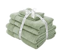 Catherine Lansfield Baño de algodón Antibacteriano 6 Piezas Bale Sage