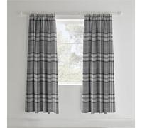 Catherine Lansfield BDB3-3905-WCTB72-CHARCOAL - Funda para edredón, 66 x 72 i, Color Negro