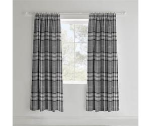 Catherine Lansfield BDB3-3905-WCTB72-CHARCOAL - Funda para edredón, 66 x 72 i, Color Negro