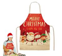 Catherine Lansfield Dining - Grembiule Poliestere 65x53 Cm | Grillschort Voor Mannen Erstschort Rood Kerstschort Met Decorazioni | erstschort rood kerstschort met Grembiule Da Babbo Natale