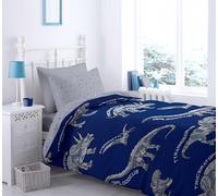 Catherine Lansfield Dinobot Funda Nórdica + Funda de Almohada Cama 105 cm (180x220+50x125)