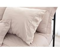 Catherine Lansfield Fantasy Sateen Modern Taupe Juego de Sábanas Cama 105-180x280 + Almohada 50x125