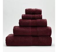 Catherine Lansfield Hometextiles, Bath, So Soft Bordeaux Towel 30x50cm