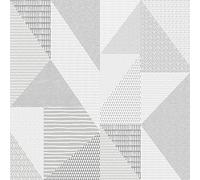 Catherine Lansfield Larsson Geo - Papel pintado, color gris