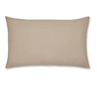 Catherine Lansfield Non Iron Percale Housewife Fundas de Almohada, Color Beige (Natural)