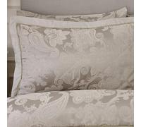 Catherine Lansfield Opulent Jacquard - Juego de 2 Fundas de Almohada Acolchadas Color Dorado champán