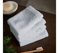 Catherine Lansfield Paquete de 4 paños faciales de algodón de Secado rápido, Color Blanco