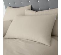 Catherine Lansfield Par de Fundas de Almohada estándar de algodón Cepillado,