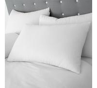 Catherine Lansfield Par de Fundas de Almohada estándar de algodón Cepillado Blanco