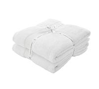 Catherine Lansfield, Par de Toallas de baño, Color Blanco