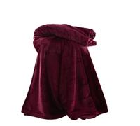 Catherine Lansfield Raschel Velvet Touch - Manta (130 x 170 cm), Color Rojo